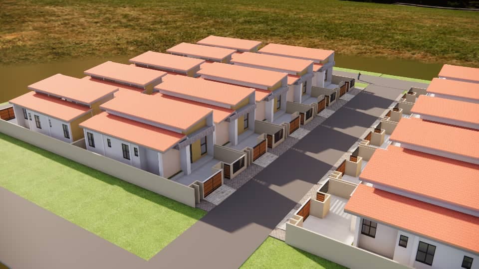 Aerial view of the Saphir 1 neighbourhood