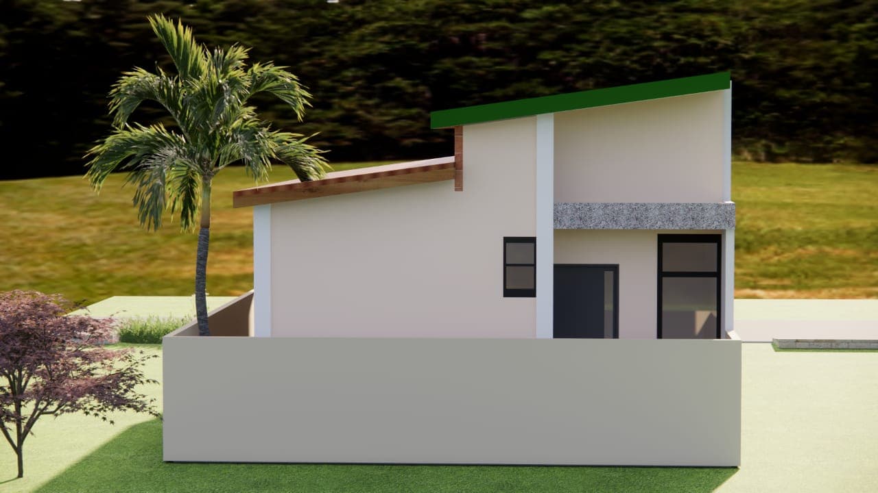 Saphir 1 villa, side view
