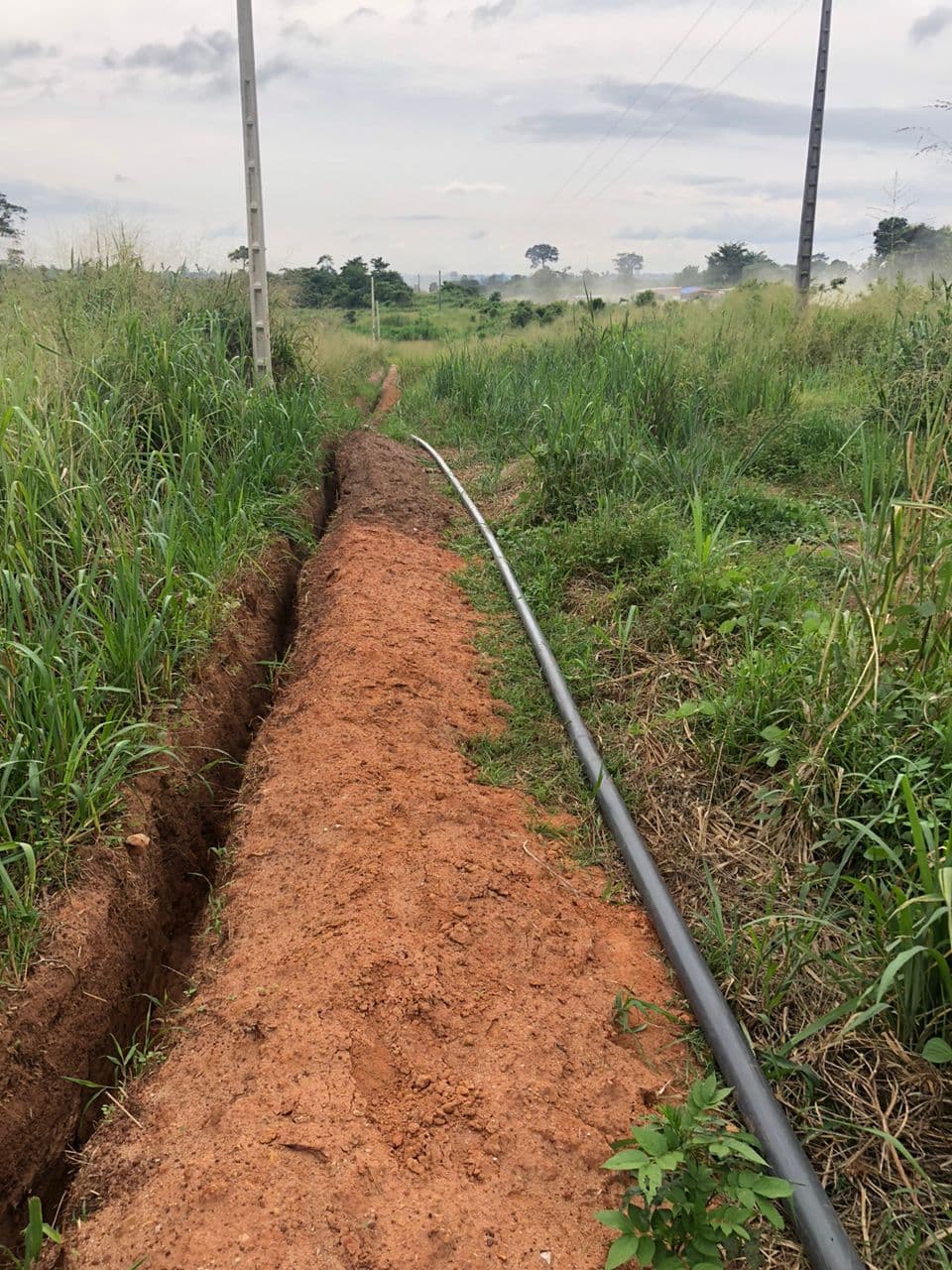 Road opened on the Saphir 1 site